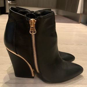 Wedge booties